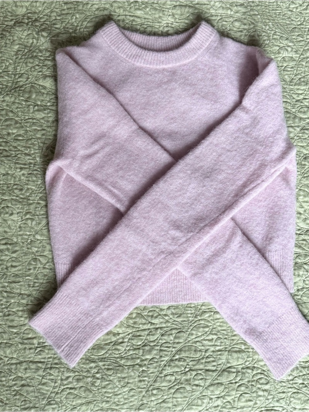 Lululemon Pink Women's Crewneck Alpaca Wool Sweater